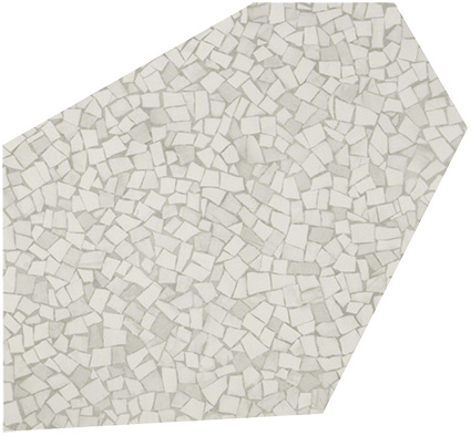 плитка Roma Diamond White Frammenti Caleido 37x52