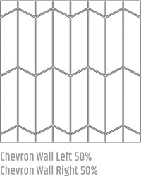 керамічна плитка Chevron Wall Bicolor