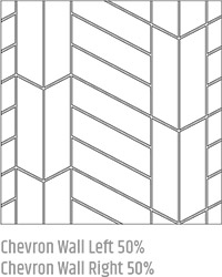 керамогранітна плитка Chevron Wall