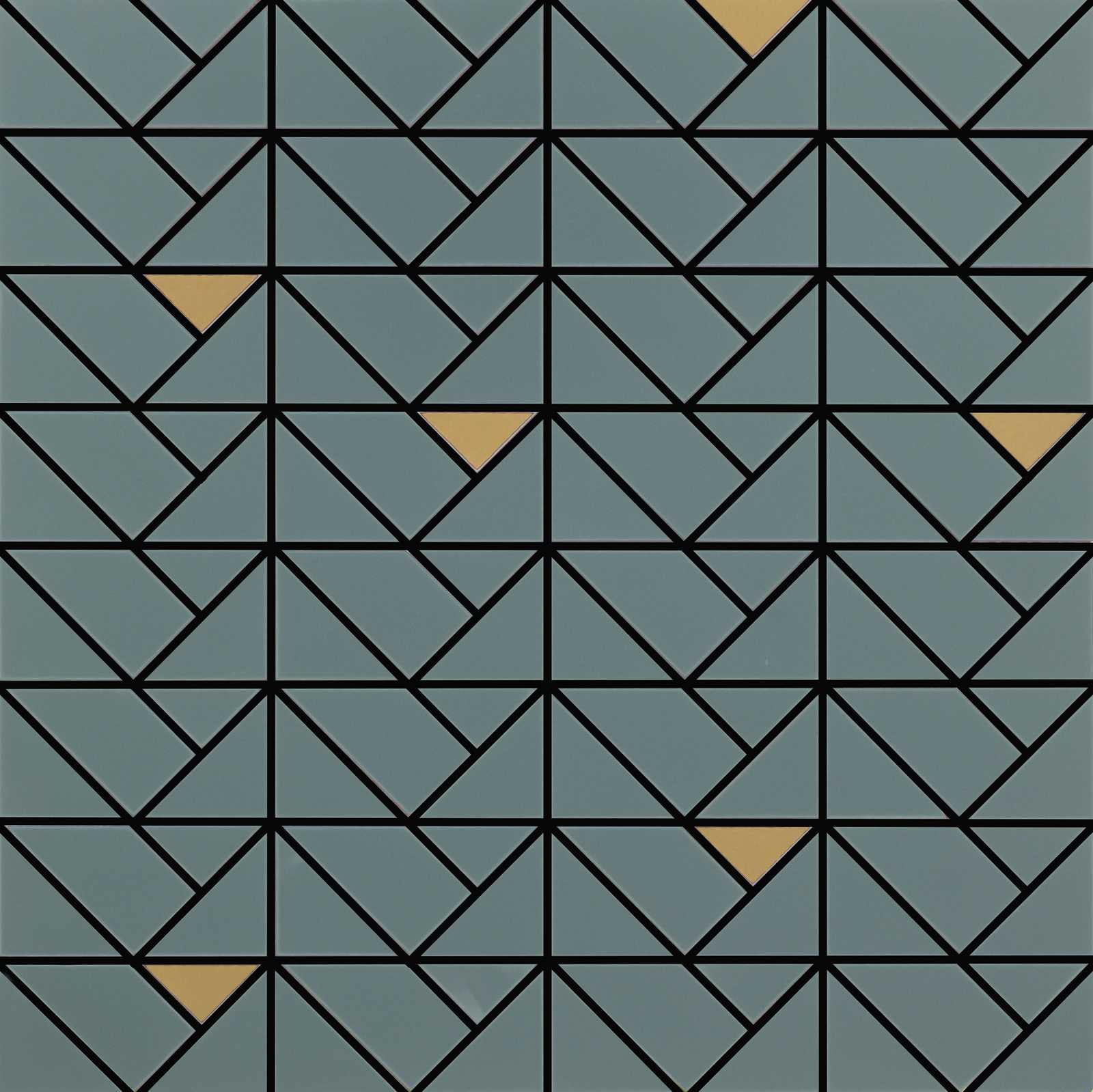 плитка Eclettica Mosaico bronze sage 40x40