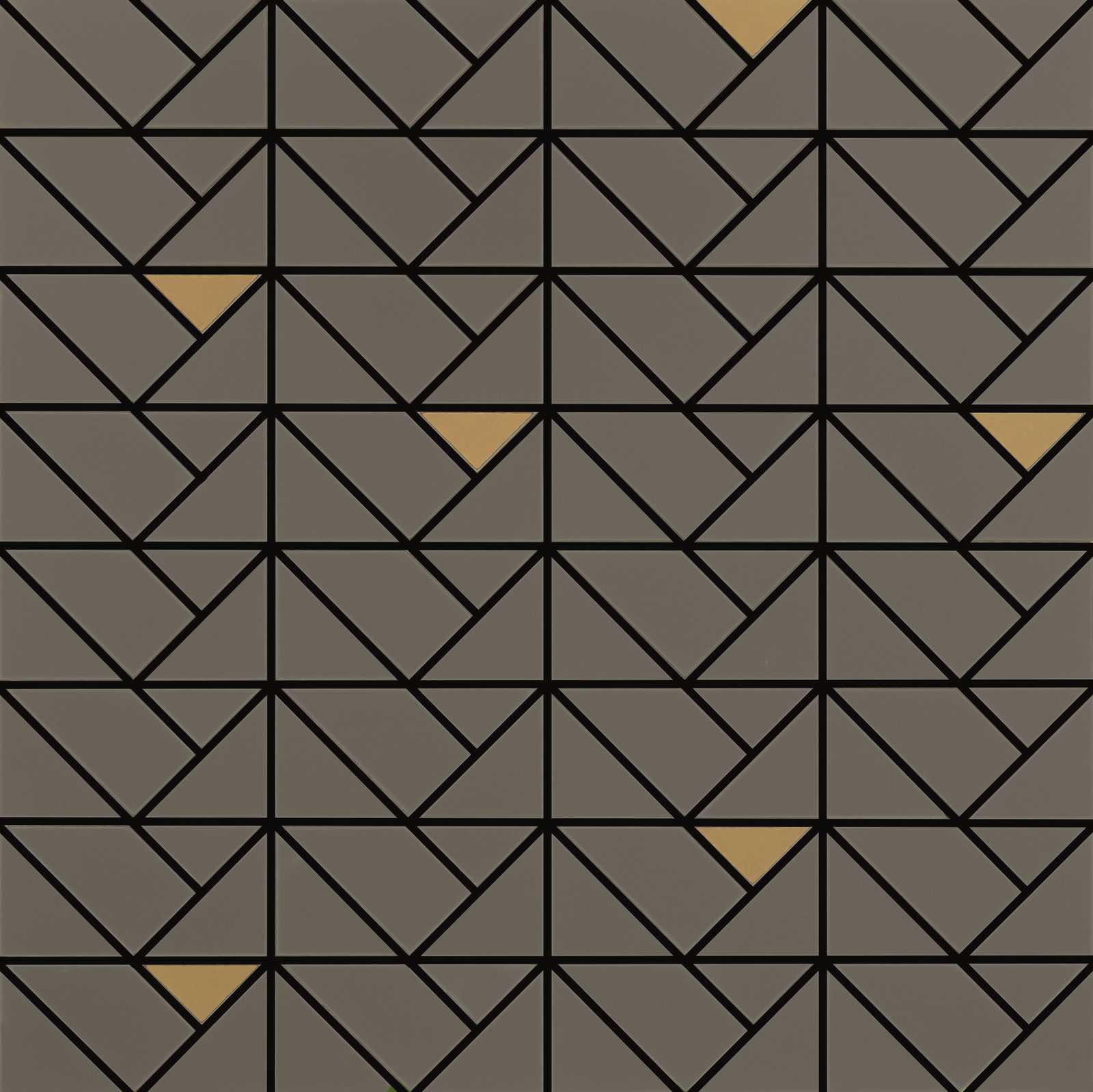 плитка Eclettica Mosaico bronze taupe 40x40